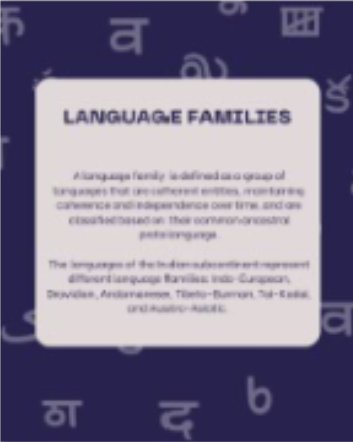 Language Families of India